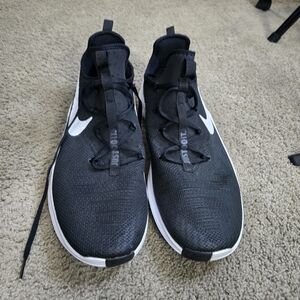 Nike Black and White Men's Athletic Sneakers Size 15